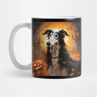 Borzoi dog Halloween Mug